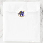 Wizard Dice Design ラウンドシール (バッグ)
