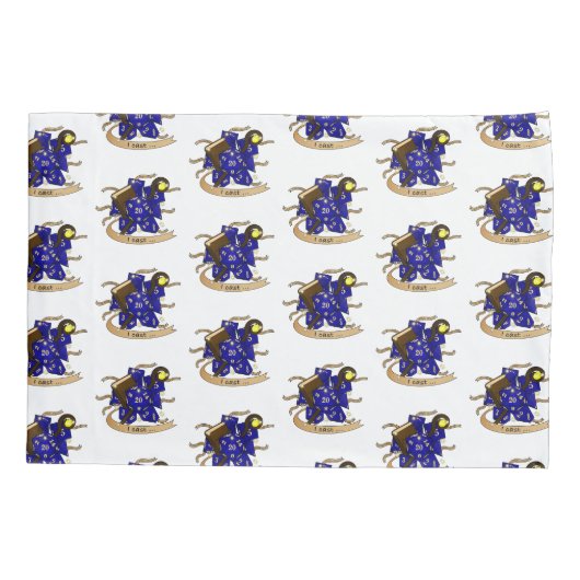 Wizard Dice Design 枕カバー (裏面)