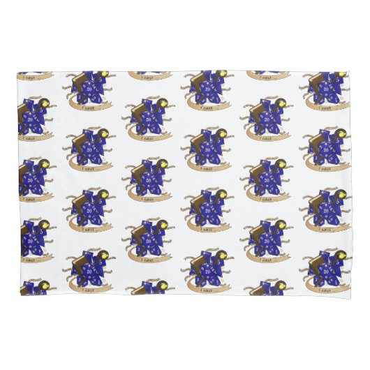 Wizard Dice Design 枕カバー (正面)