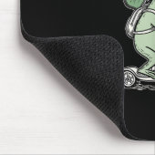 Wizard Frog Hold Racket Scooter Ride Off To Play P マウスパッド (コーナー)