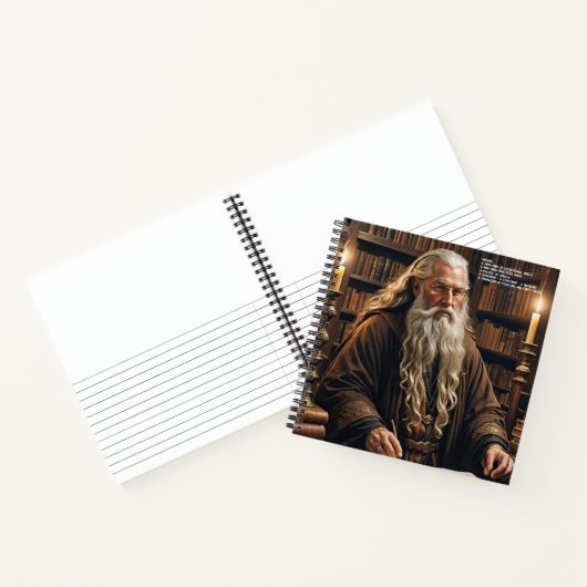 Wizard Hardcover ノートブック (内部)