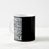 Wizard Job Title Quote - Funny Watermaster  コーヒーマグカップ (正面左)