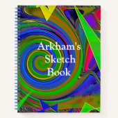 「Wizard of Oz」ハードカバー・スケッチ・ノートブック ノートブック (正面)