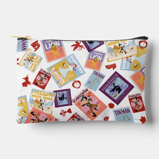 Wizard of Oz™ Character Print Toss Pattern アクセサリーポーチ (正面)