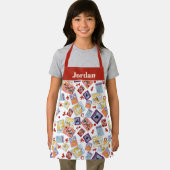 Wizard of Oz™ Character Print Toss Pattern エプロン (インサイチュ)