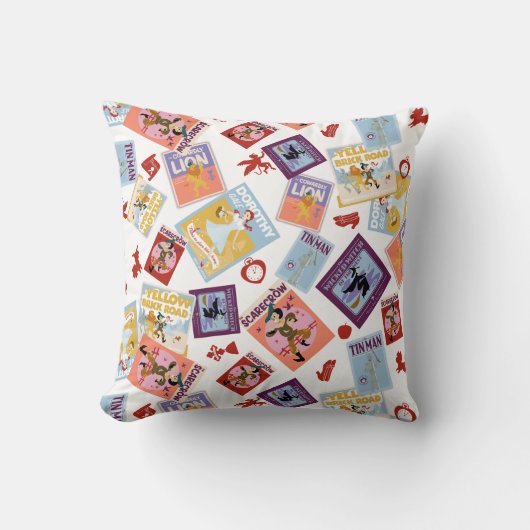 Wizard of Oz™ Character Print Toss Pattern クッション (正面)