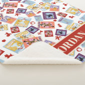 Wizard of Oz™ Character Print Toss Pattern シェルパブランケット (3/4)