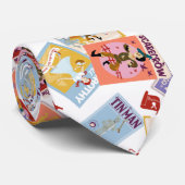 Wizard of Oz™ Character Print Toss Pattern ネクタイ (ロール)