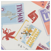 Wizard of Oz™ Character Print Toss Pattern ファブリック (クローズアップ)