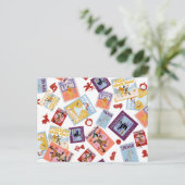 Wizard of Oz™ Character Print Toss Pattern ポストカード (スタンド正面)