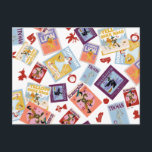 Wizard of Oz™ Character Print Toss Pattern ポストカード<br><div class="desc">Step into the magical world of Oz with this vibrant, vintage-inspired pattern celebrating The Wizard of Oz. Featuring beautifully illustrated poster-style designs of Dorothy, the Cowardly Lion, the Tin Man, the Scarecrow, and the Wicked Witch, this artwork captures the timeless charm and adventure of the Yellow Brick Road. Classic icons...</div>