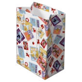 Wizard of Oz™ Character Print Toss Pattern ミディアムペーパーバッグ (裏面アングル)