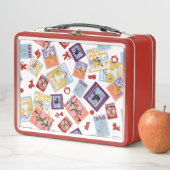 Wizard of Oz™ Character Print Toss Pattern メタルランチボックス (インサイチュ)