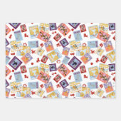 Wizard of Oz™ Character Print Toss Pattern ラッピングペーパーシート (正面3)