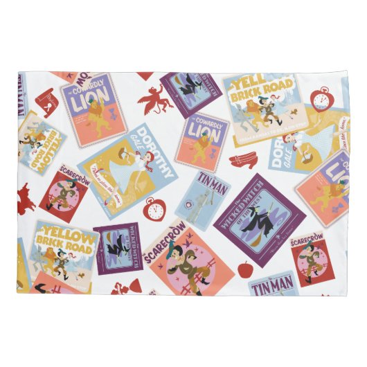 Wizard of Oz™ Character Print Toss Pattern 枕カバー (裏面)