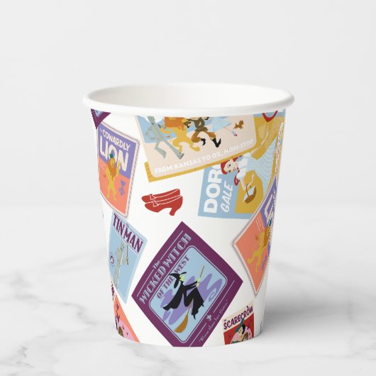 Wizard of Oz™ Character Print Toss Pattern 紙コップ (裏面)