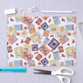 Wizard of Oz™ Character Print Toss Pattern 薄葉紙 (クラフト)