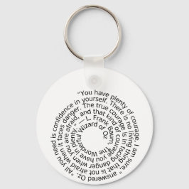 Wizard of Oz courage quote keychain キーホルダー