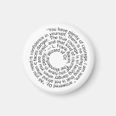 Wizard of Oz courage quote magnet マグネット (正面)