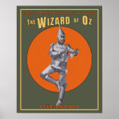 Wizard of Oz Tin Man ポスター (正面)