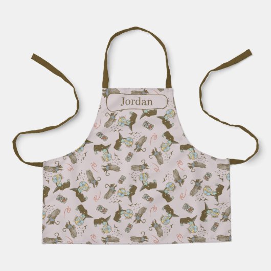 Wizard of Oz™ Wicked Witch™ Crystal Ball Pattern エプロン (正面)