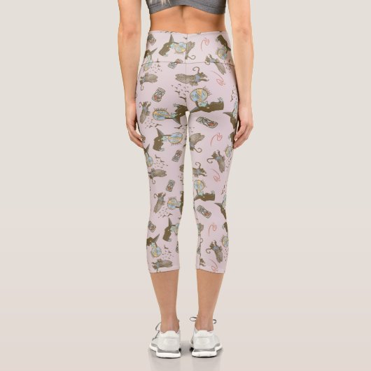 Wizard of Oz™ Wicked Witch™ Crystal Ball Pattern カプリレギンス (裏面)