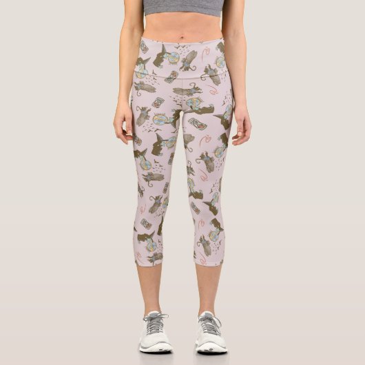 Wizard of Oz™ Wicked Witch™ Crystal Ball Pattern カプリレギンス (正面)