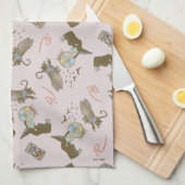 Wizard of Oz™ Wicked Witch™ Crystal Ball Pattern キッチンタオル (四つ折り)