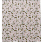 Wizard of Oz™ Wicked Witch™ Crystal Ball Pattern シャワーカーテン (正面)