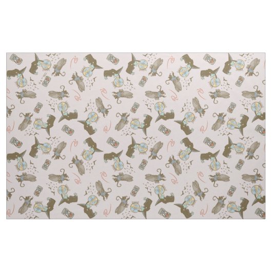 Wizard of Oz™ Wicked Witch™ Crystal Ball Pattern ファブリック (ファットクウォーター)