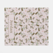 Wizard of Oz™ Wicked Witch™ Crystal Ball Pattern フリースブランケット (正面(横))