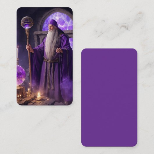 Wizard of the Eternal Ages Bookmark 名刺 (正面/裏面)