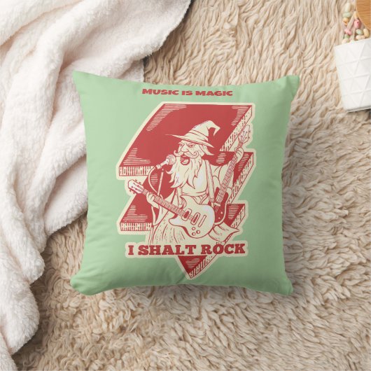 Wizard playing guitar クッション (ブランケット)