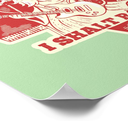 Wizard playing guitar ポスター (角)