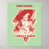 Wizard playing guitar ポスター (正面)