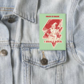 Wizard playing guitar 缶バッジ (インサイチュ)