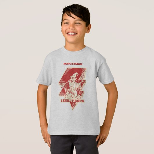 Wizard playing guitar tシャツ (正面フル)