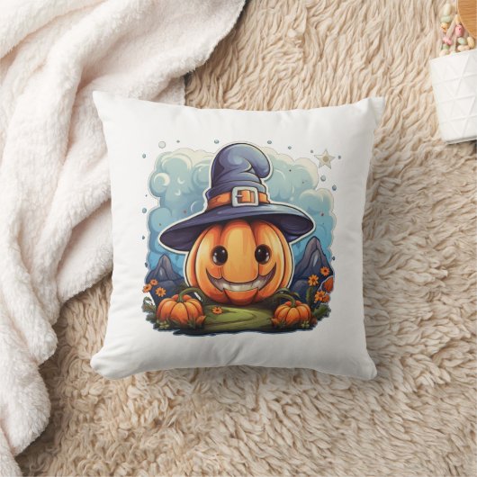 Wizard pumpkin  クッション (ブランケット)