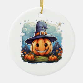 Wizard pumpkin  セラミックオーナメント