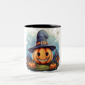 Wizard pumpkin  ツートーンマグカップ (中央)