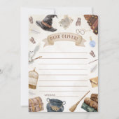 Wizard Time Capsule Card 招待状 (正面)