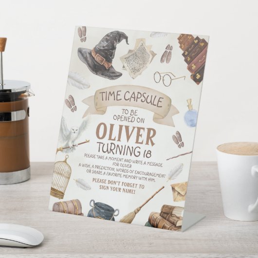 Wizard Time Capsule Sign 台座サイン (インサイチュ)