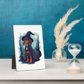 Wizard Wiener � Magical Dachshund フォトプラーク (側面)