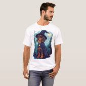 Wizard Wiener � Magical Dachshund Tシャツ (正面フル)