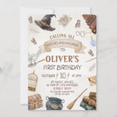 Wizards Birthday Invitation 招待状 (正面)