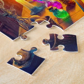 Wizard's Study Enchanted Alchemy Magic Potions ジグソーパズル (側面)