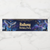 Wizards & Witches Birthday Magical Party ペットボトルラベル (シングルラベル)