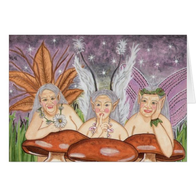 Wize Wimminの妖精カード (正面横)