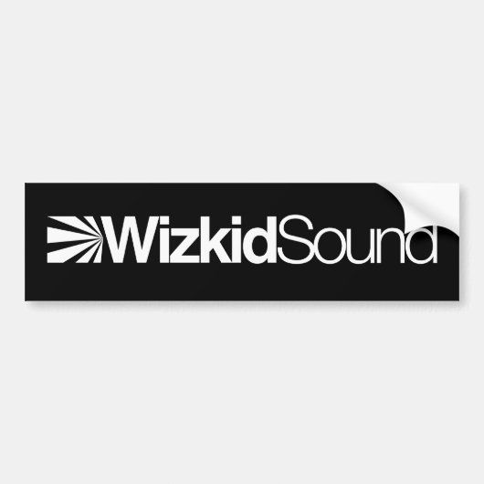 Wizkidの健全なバンパーステッカー バンパーステッカー (正面)