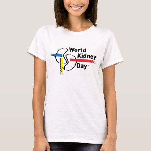 WKDのTシャツの女性 Tシャツ (正面)